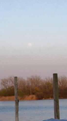 Pier Moonset